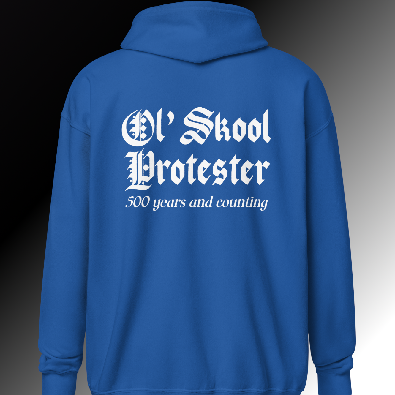 Ol' Skool Protester Zip Hoodie