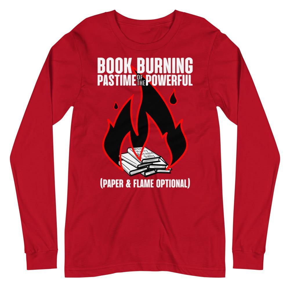 Burned Books Sleeved Tee - Truthberry