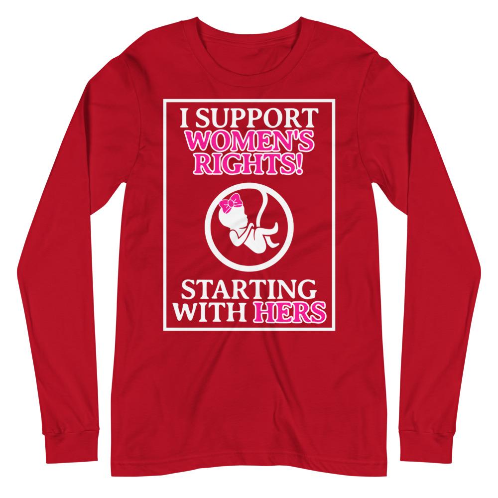 Women's Rights Sleeved Tee - Truthberry