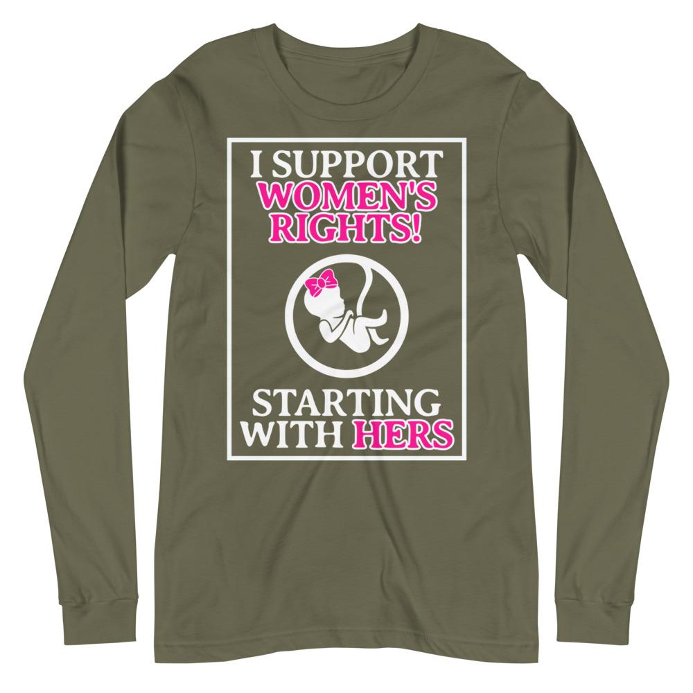 Women's Rights Sleeved Tee - Truthberry