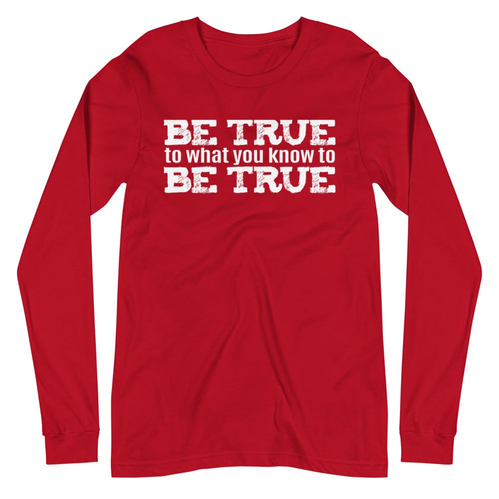 Be True Sleeved Tee - Truthberry