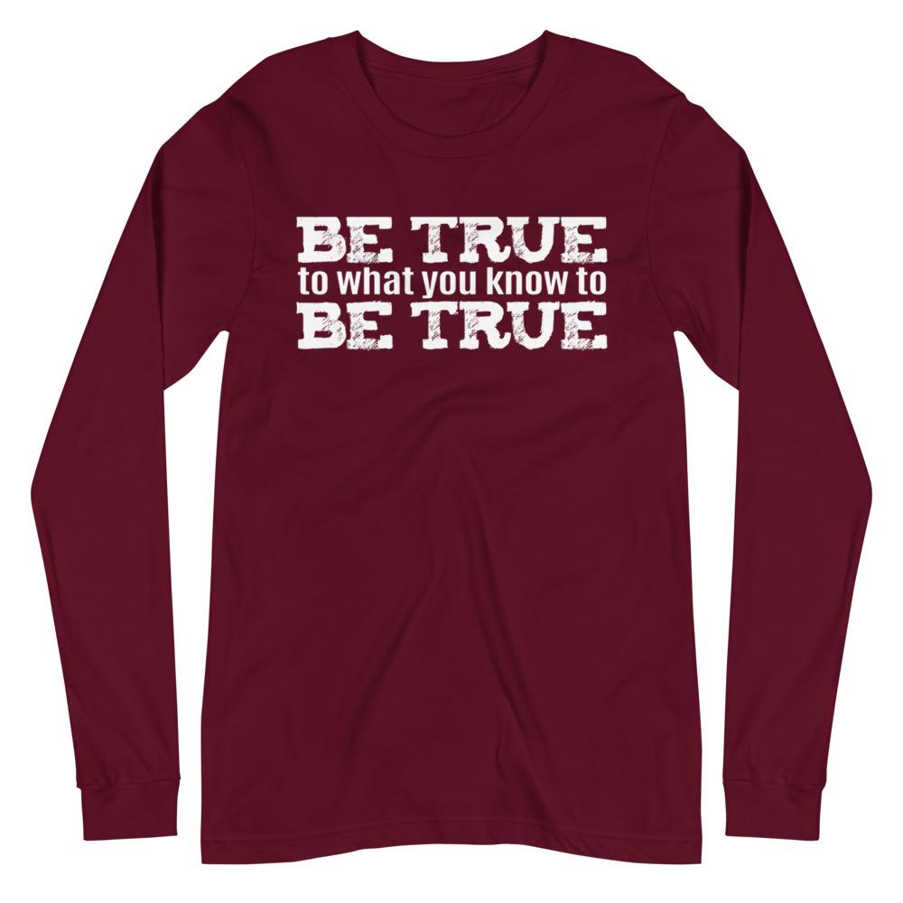 Be True Sleeved Tee - Truthberry