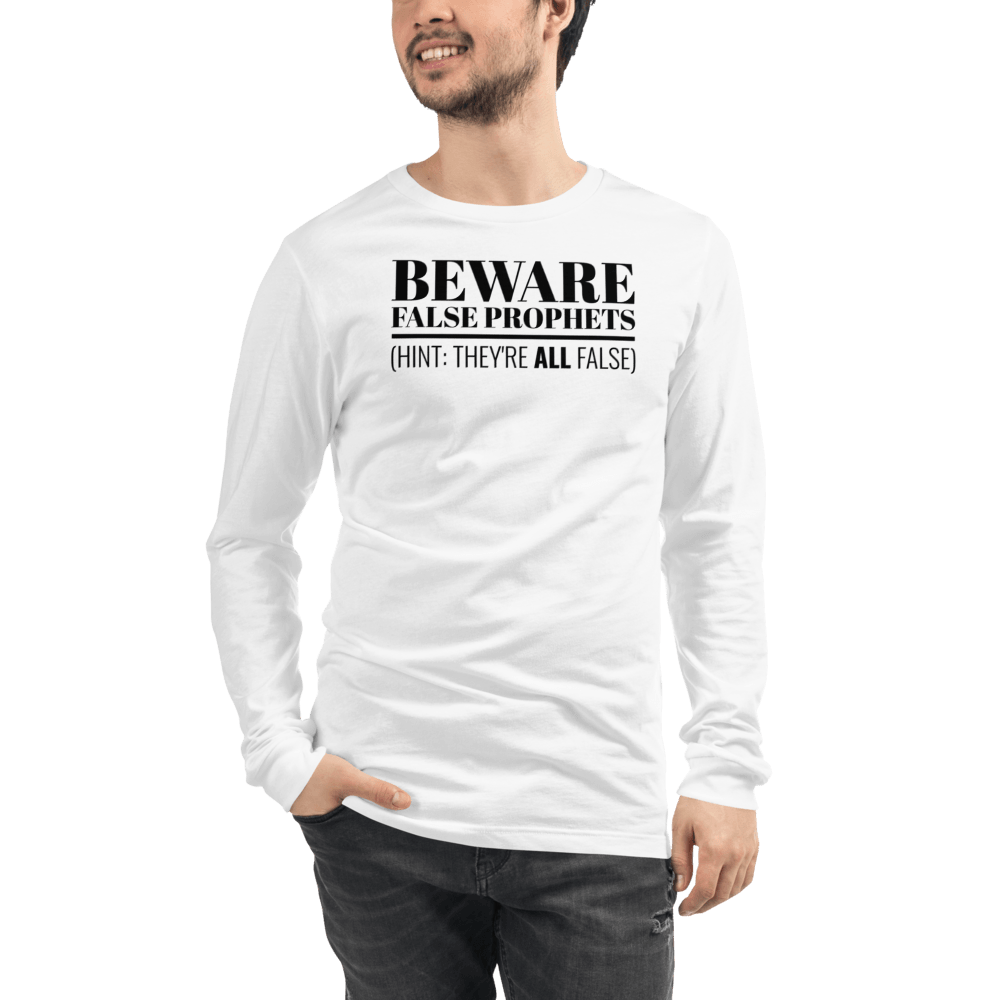 Beware Prophets Sleeved Tee - Truthberry