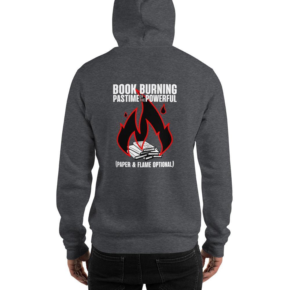 Burned Books Heavy Hoodie - Truthberry