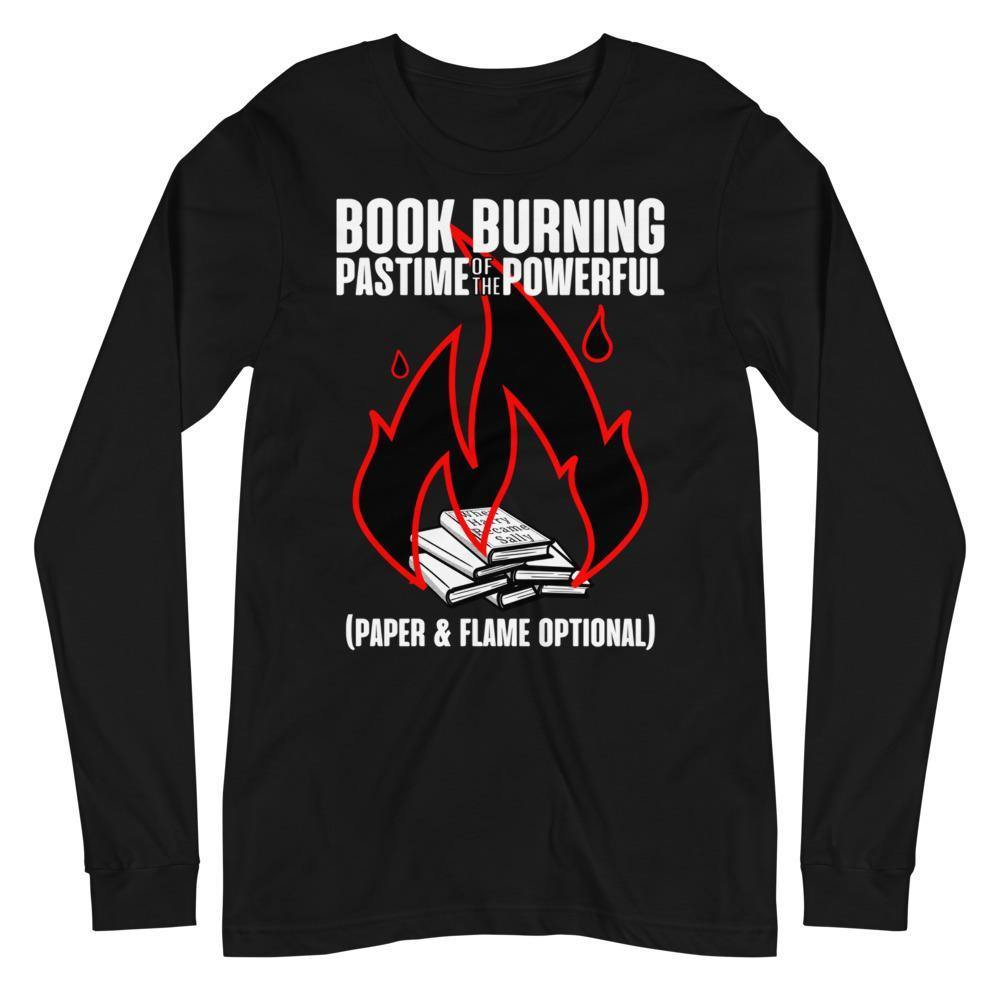 Burned Books Sleeved Tee - Truthberry