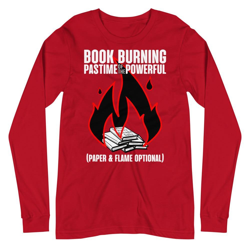 Burned Books Sleeved Tee - Truthberry