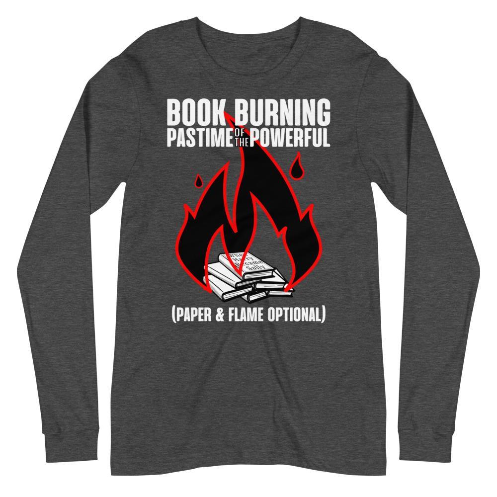 Burned Books Sleeved Tee - Truthberry