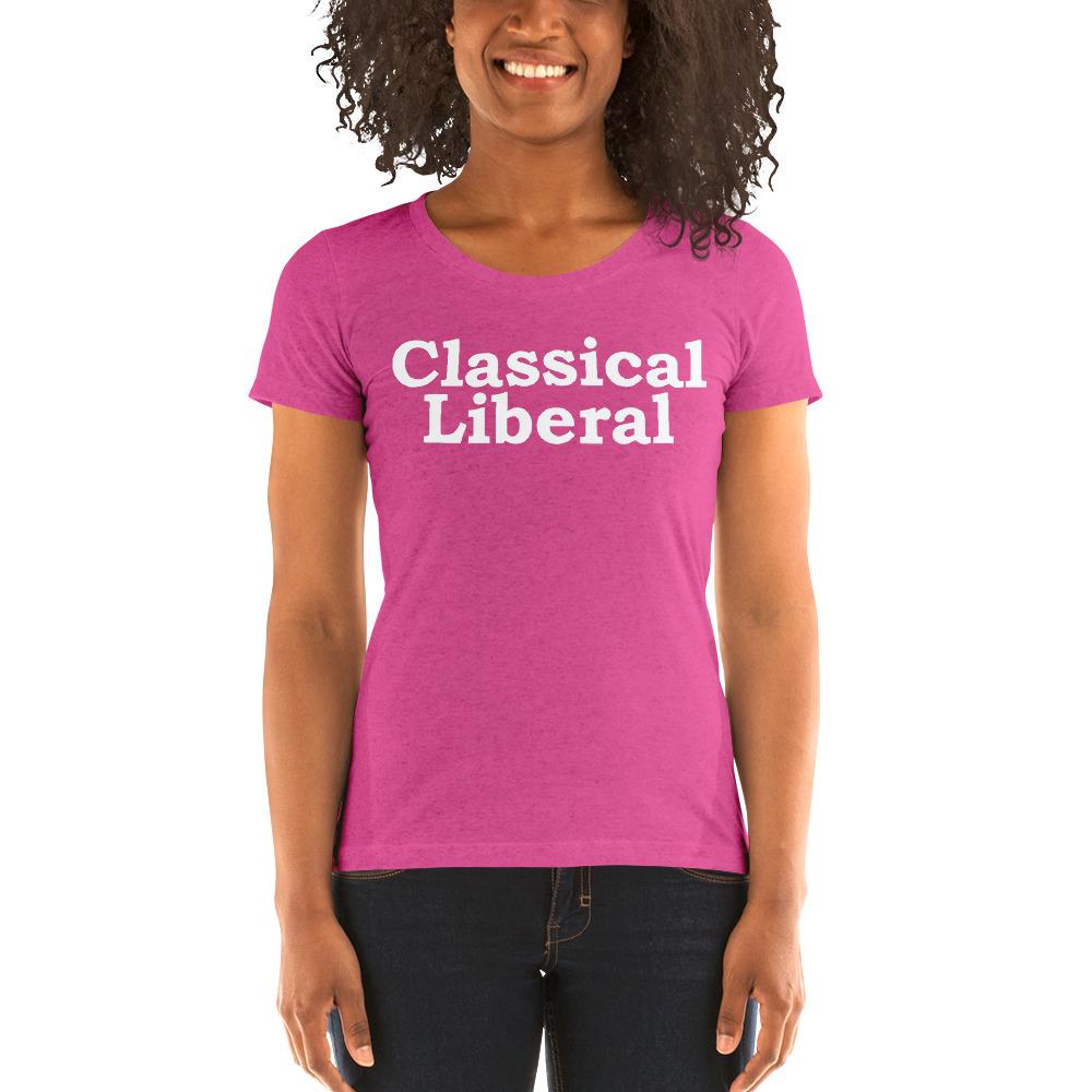 Classical Liberal Ladies' Tri-Tee - Truthberry