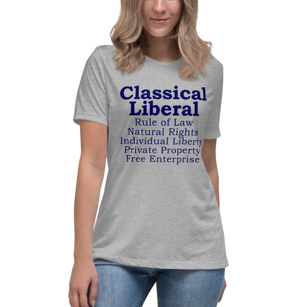 Classical Liberal Women's Lax-Tee - Truthberry