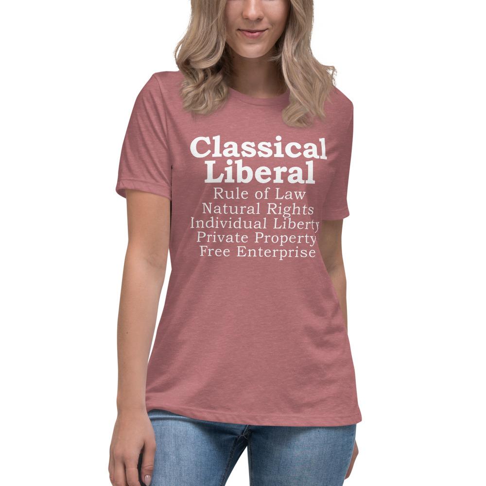 Classical Liberal Women's Lax-Tee - Truthberry