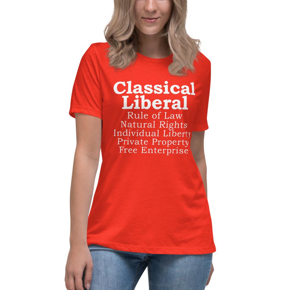 Classical Liberal Women's Lax-Tee - Truthberry