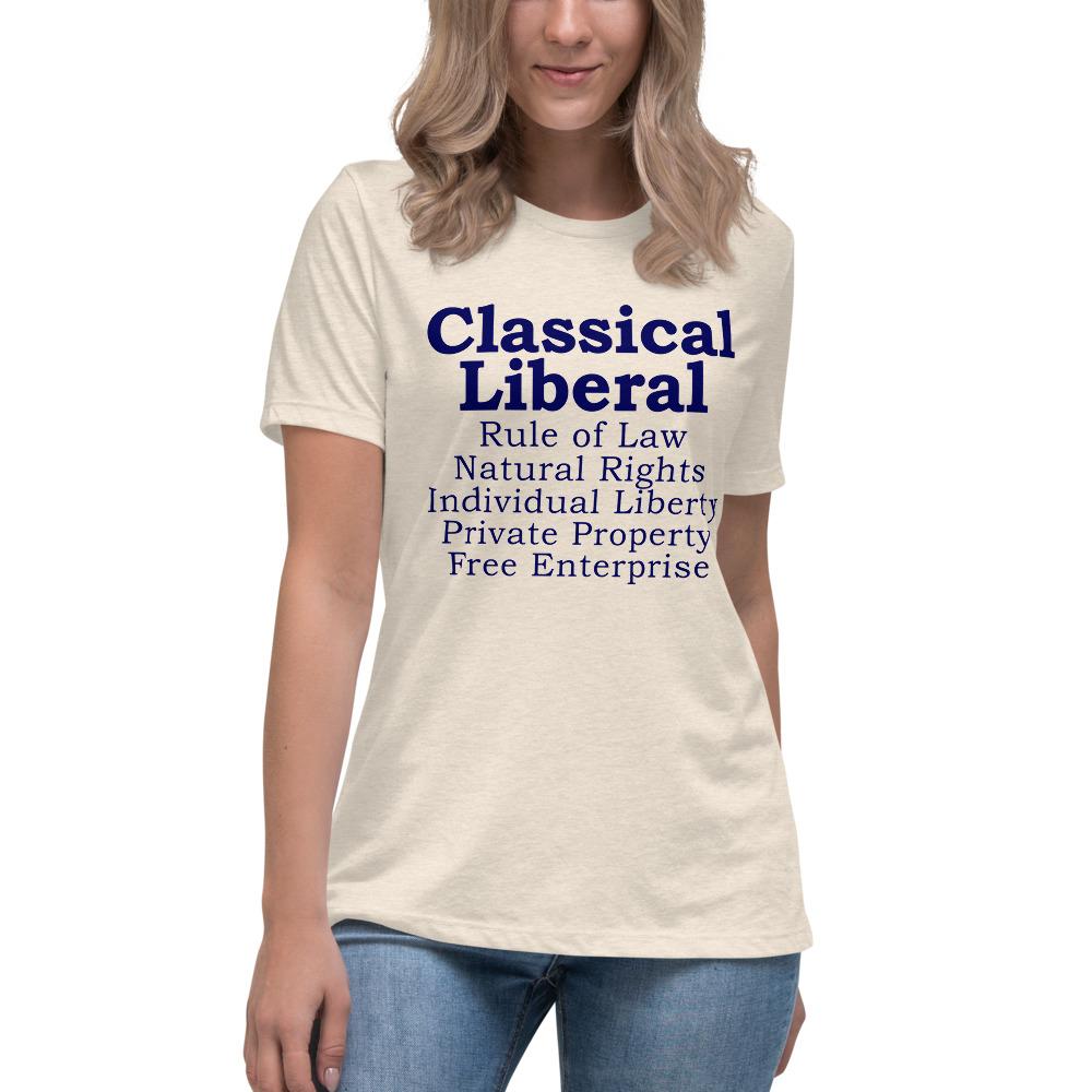 Classical Liberal Women's Lax-Tee - Truthberry