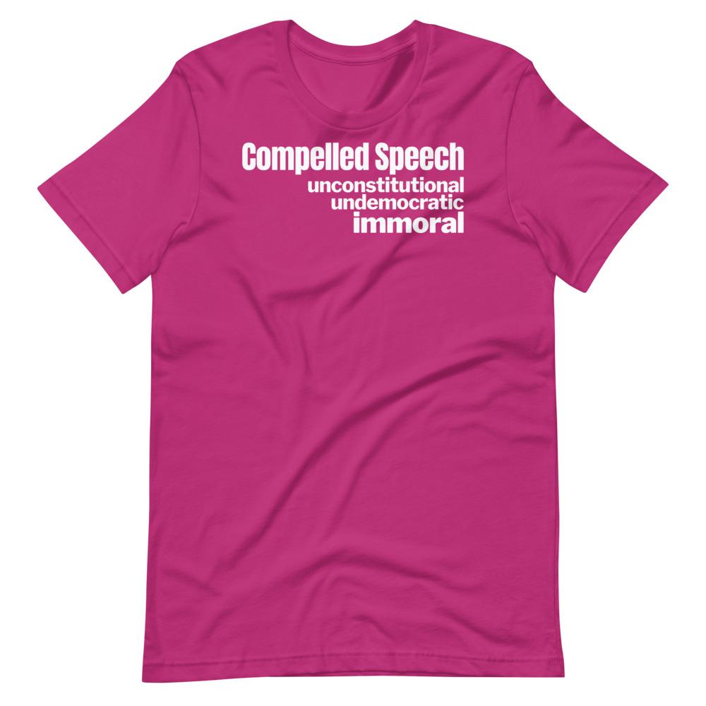 Compelled Speech Tee - Truthberry