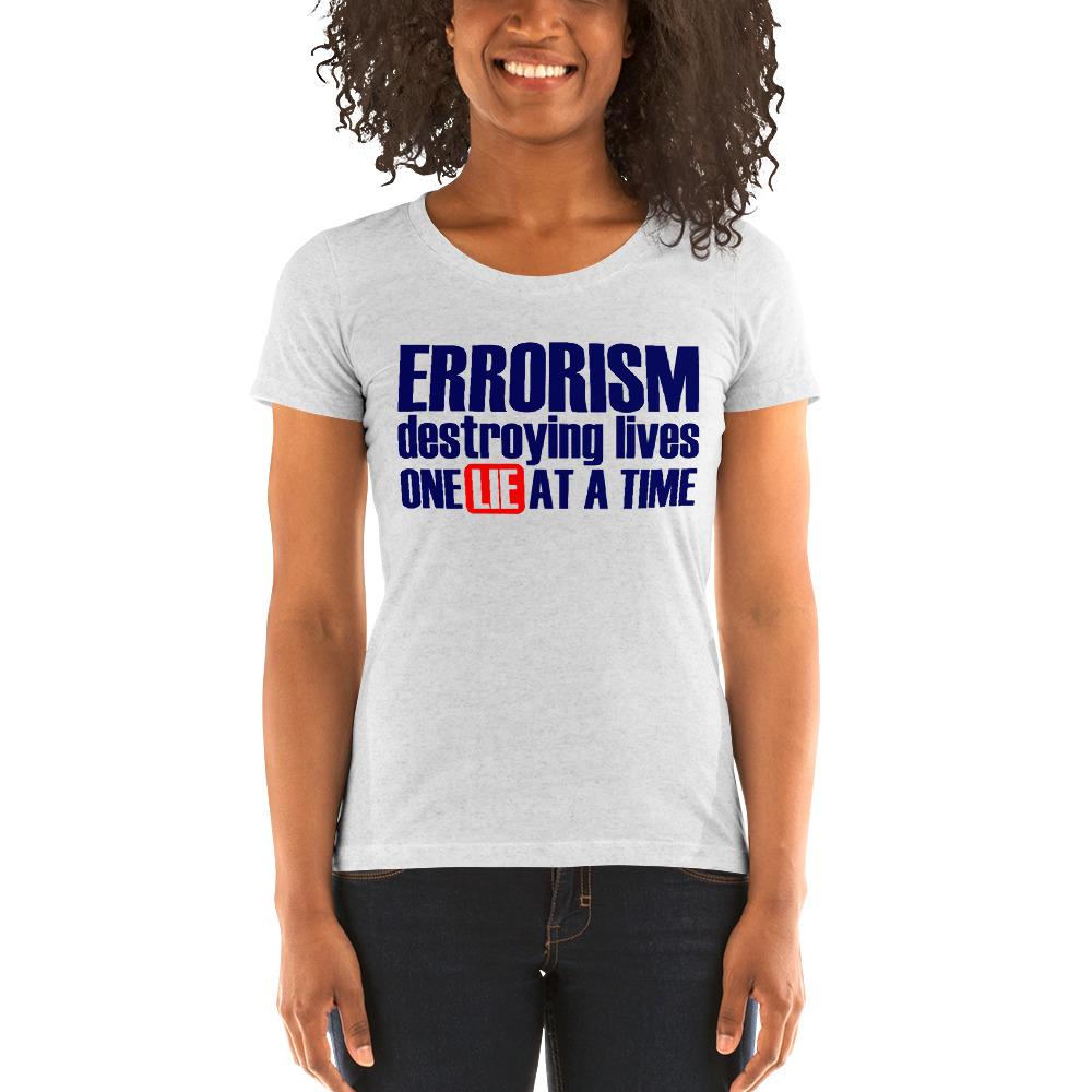 Errorism Ladies' Tri-Tee - Truthberry