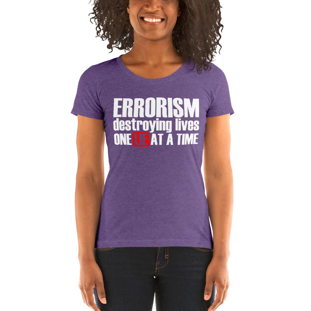 Errorism Ladies' Tri-Tee - Truthberry