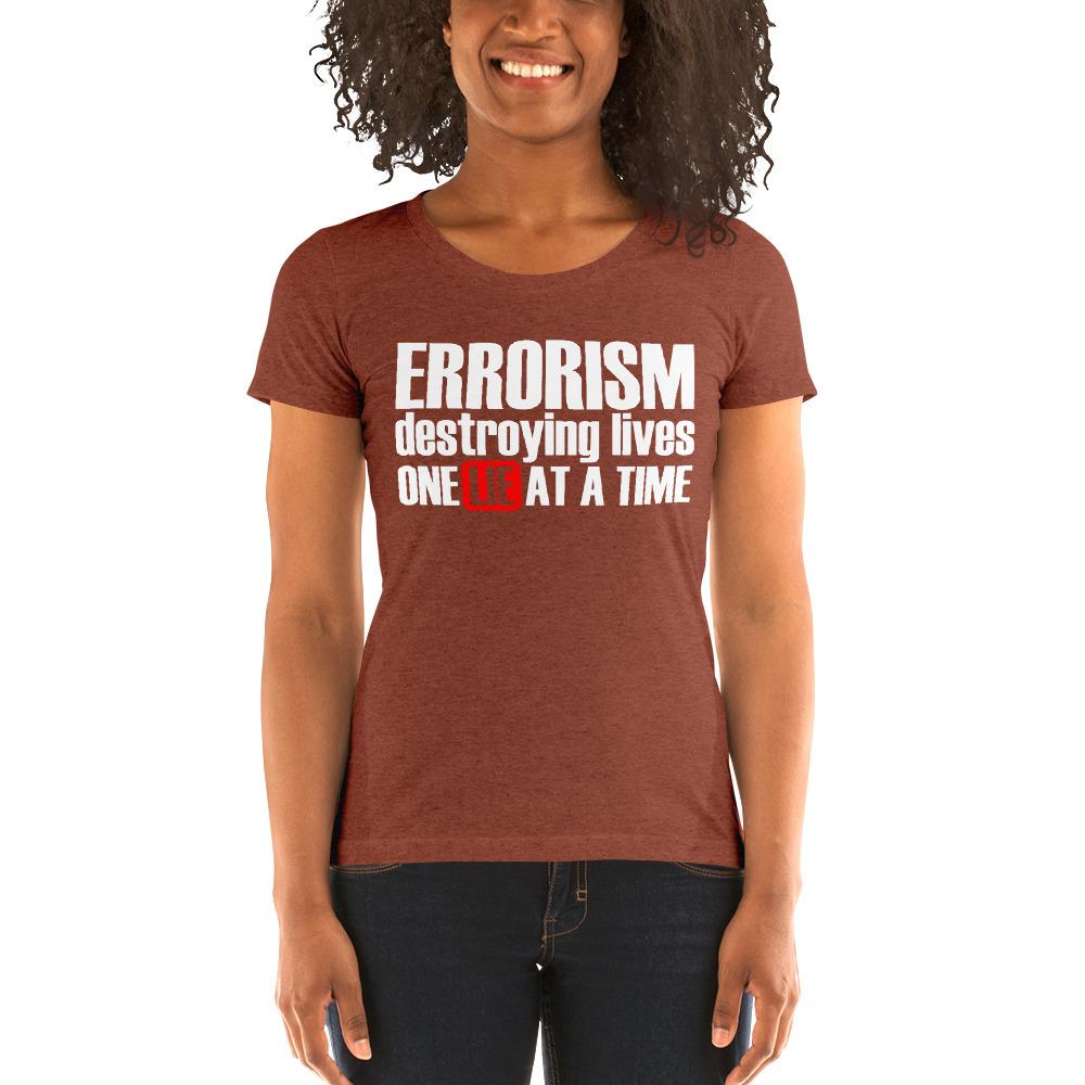 Errorism Ladies' Tri-Tee - Truthberry