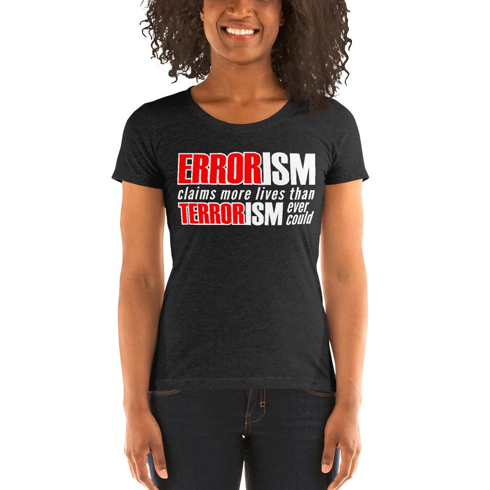 Errorism Ladies' Tri-Tee (v2) - Truthberry