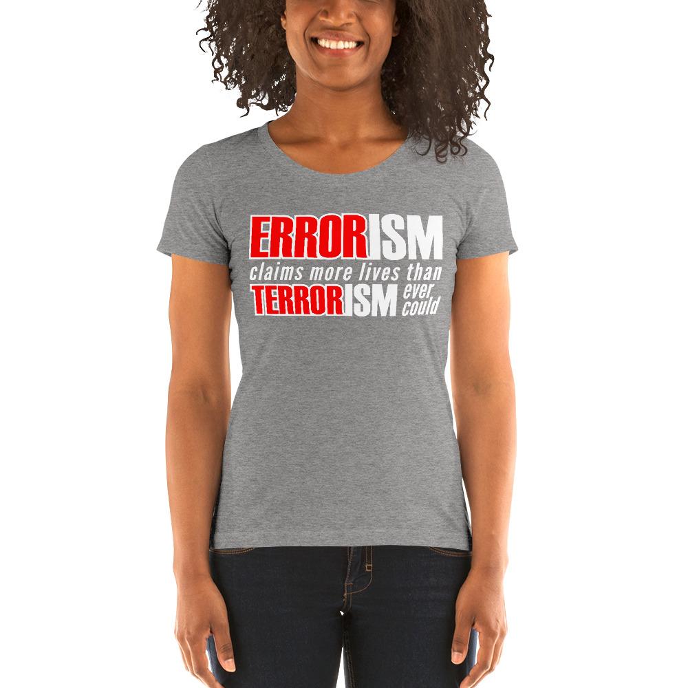 Errorism Ladies' Tri-Tee (v2) - Truthberry