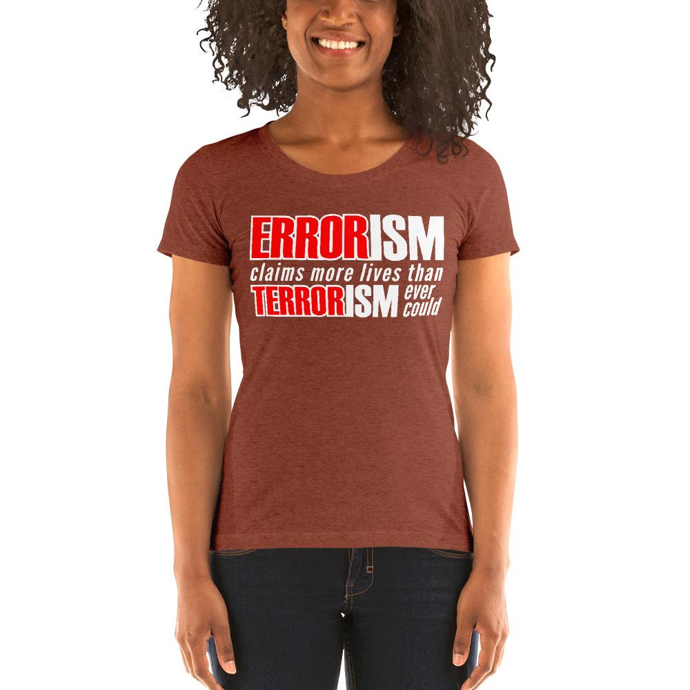 Errorism Ladies' Tri-Tee (v2) - Truthberry