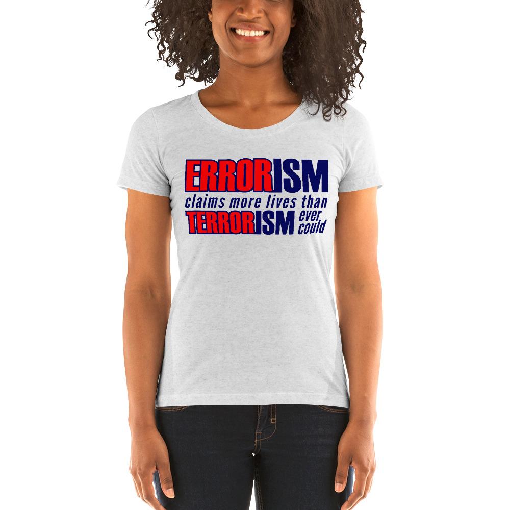 Errorism Ladies' Tri-Tee (v2) - Truthberry