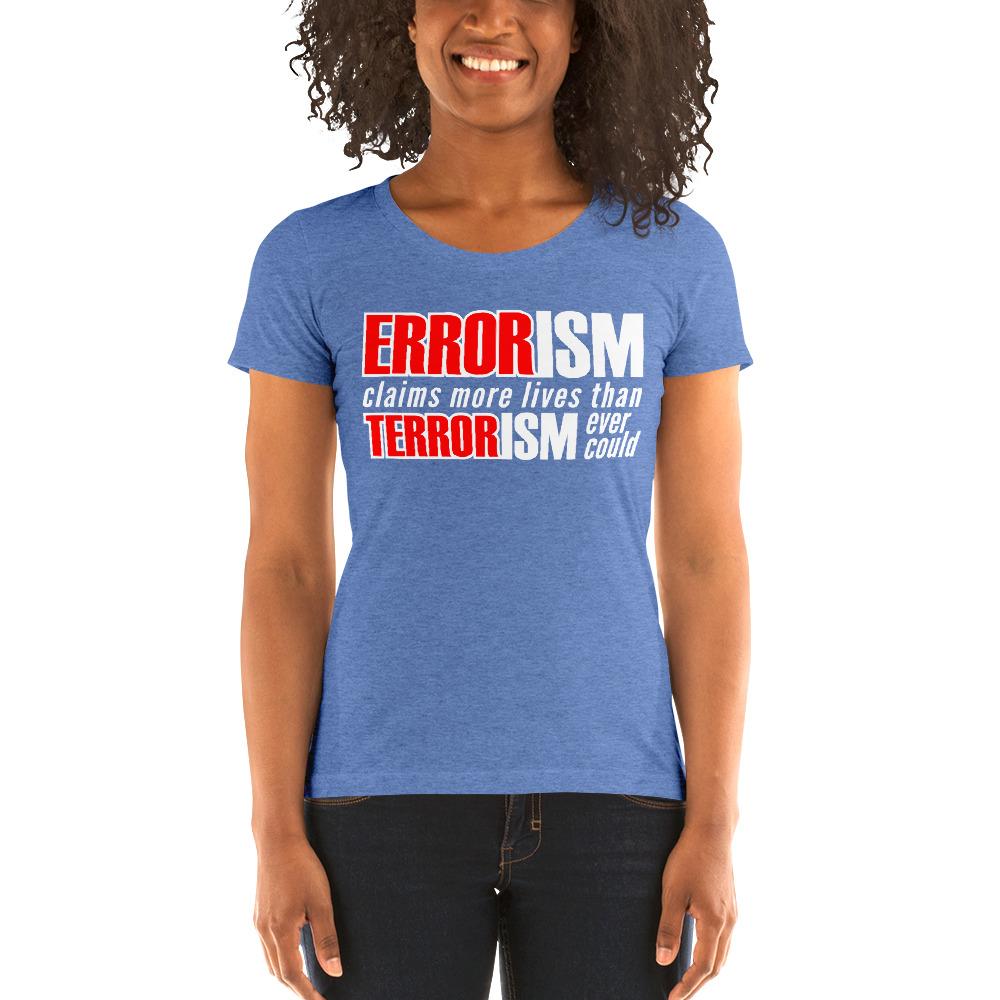 Errorism Ladies' Tri-Tee (v2) - Truthberry