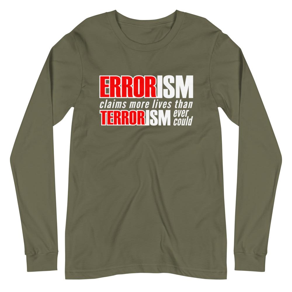 Errorism Sleeved Tee (v2) - Truthberry