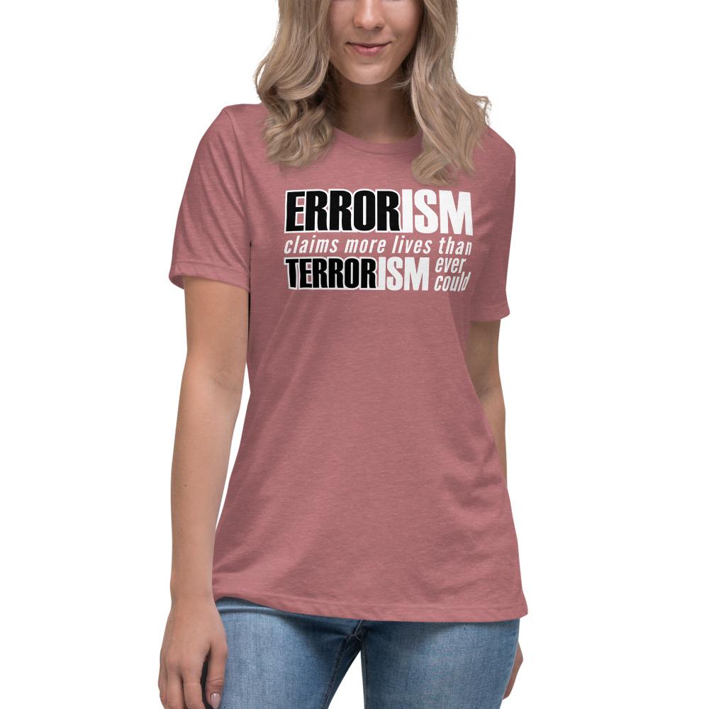 Errorism Women's Lax-Tee (v2) - Truthberry