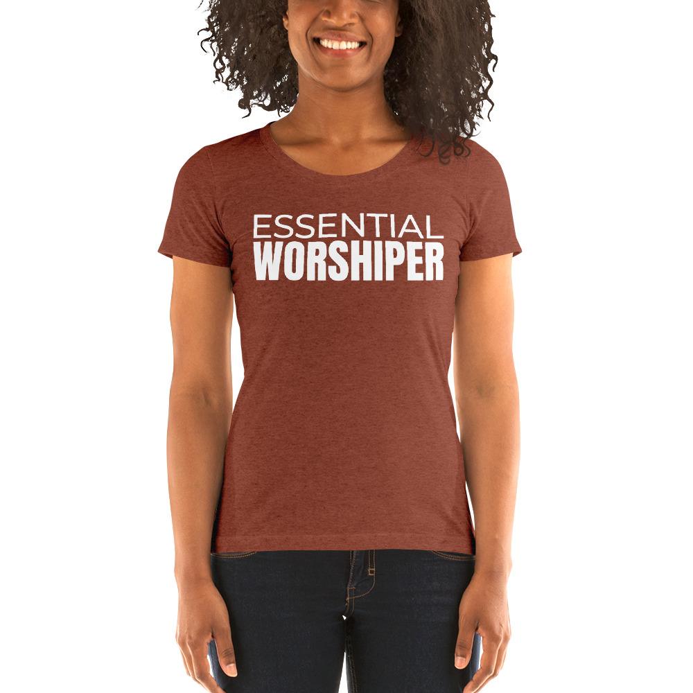 Essential Worshiper Ladies' Tri-Tee - Truthberry