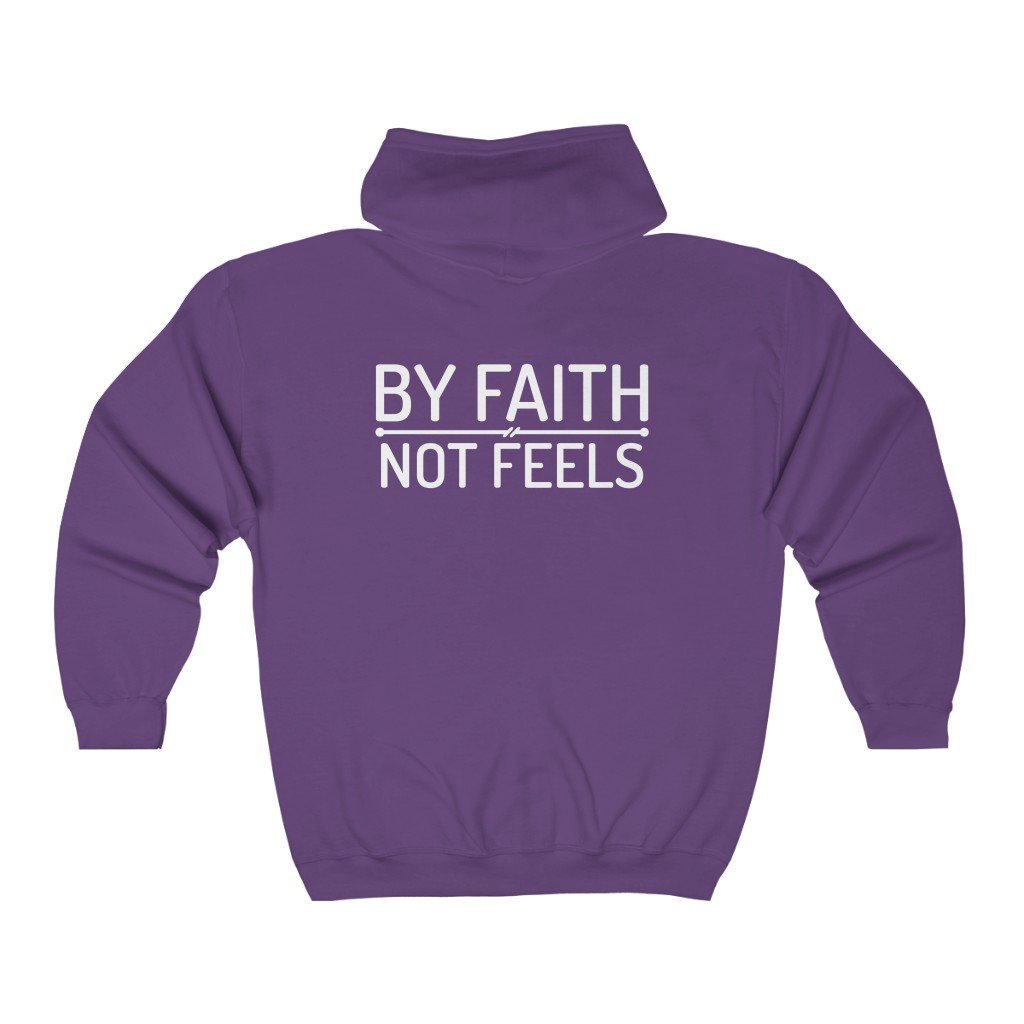 Faith Not Feels Heavy Zip Hoodie - Truthberry