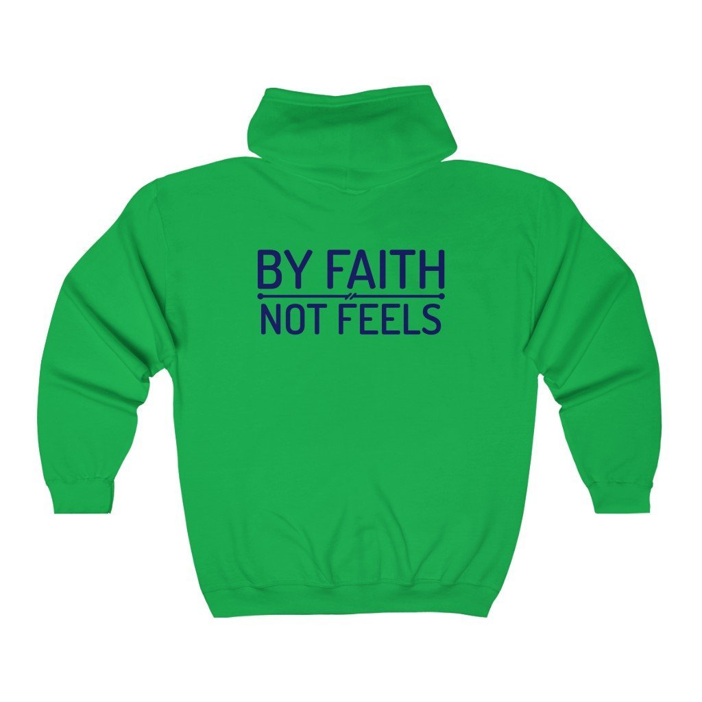 Faith Not Feels Heavy Zip Hoodie - Truthberry