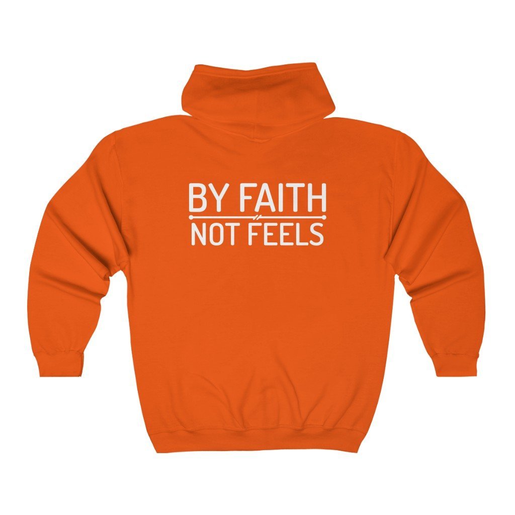 Faith Not Feels Heavy Zip Hoodie - Truthberry