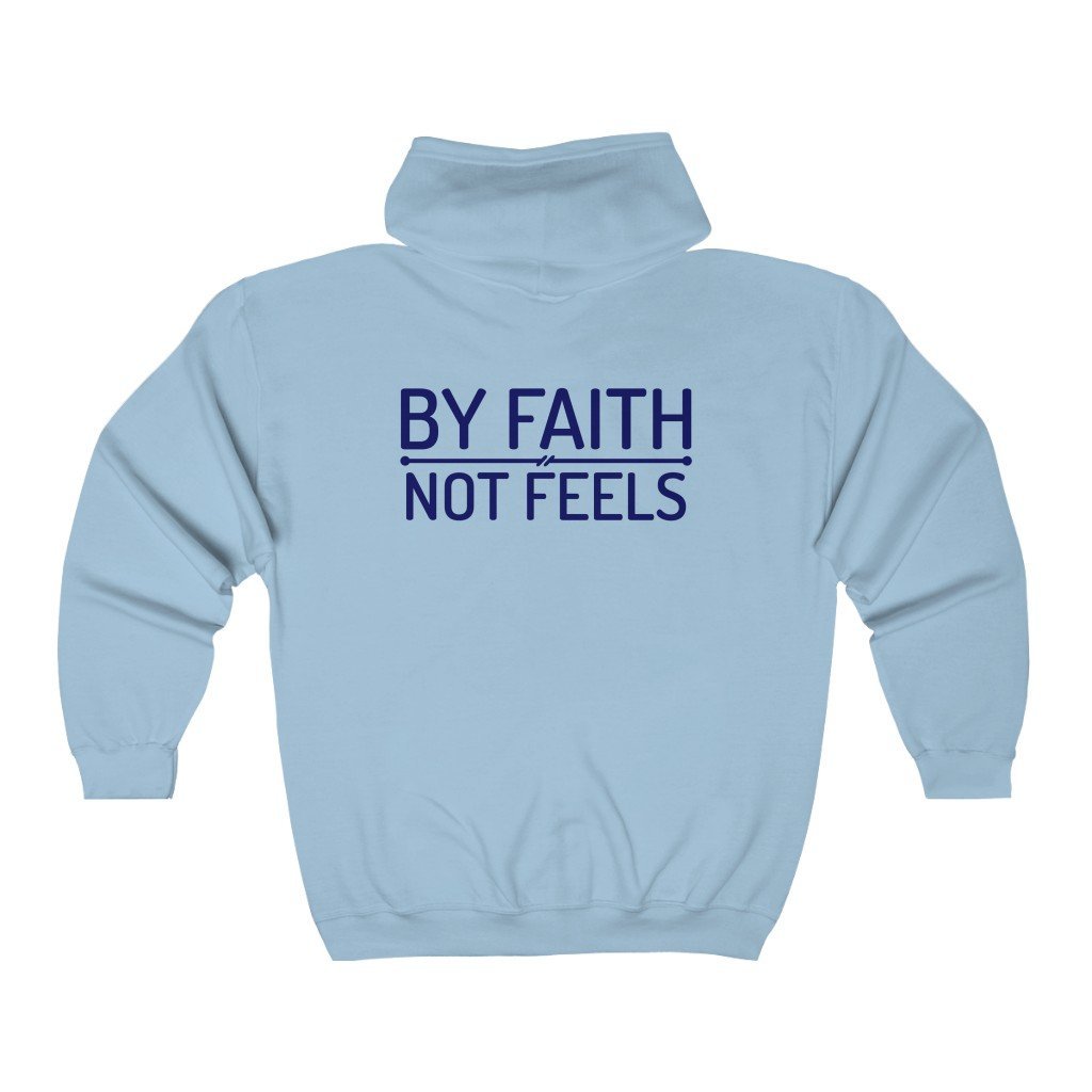 Faith Not Feels Heavy Zip Hoodie - Truthberry