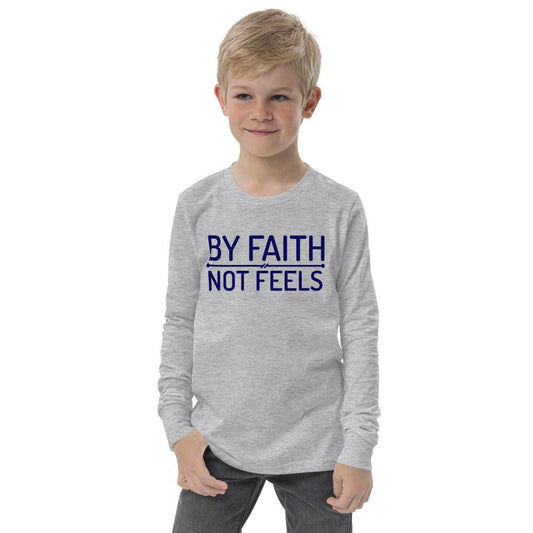 Faith Not Feels Kids' Sleeved Tee - Truthberry