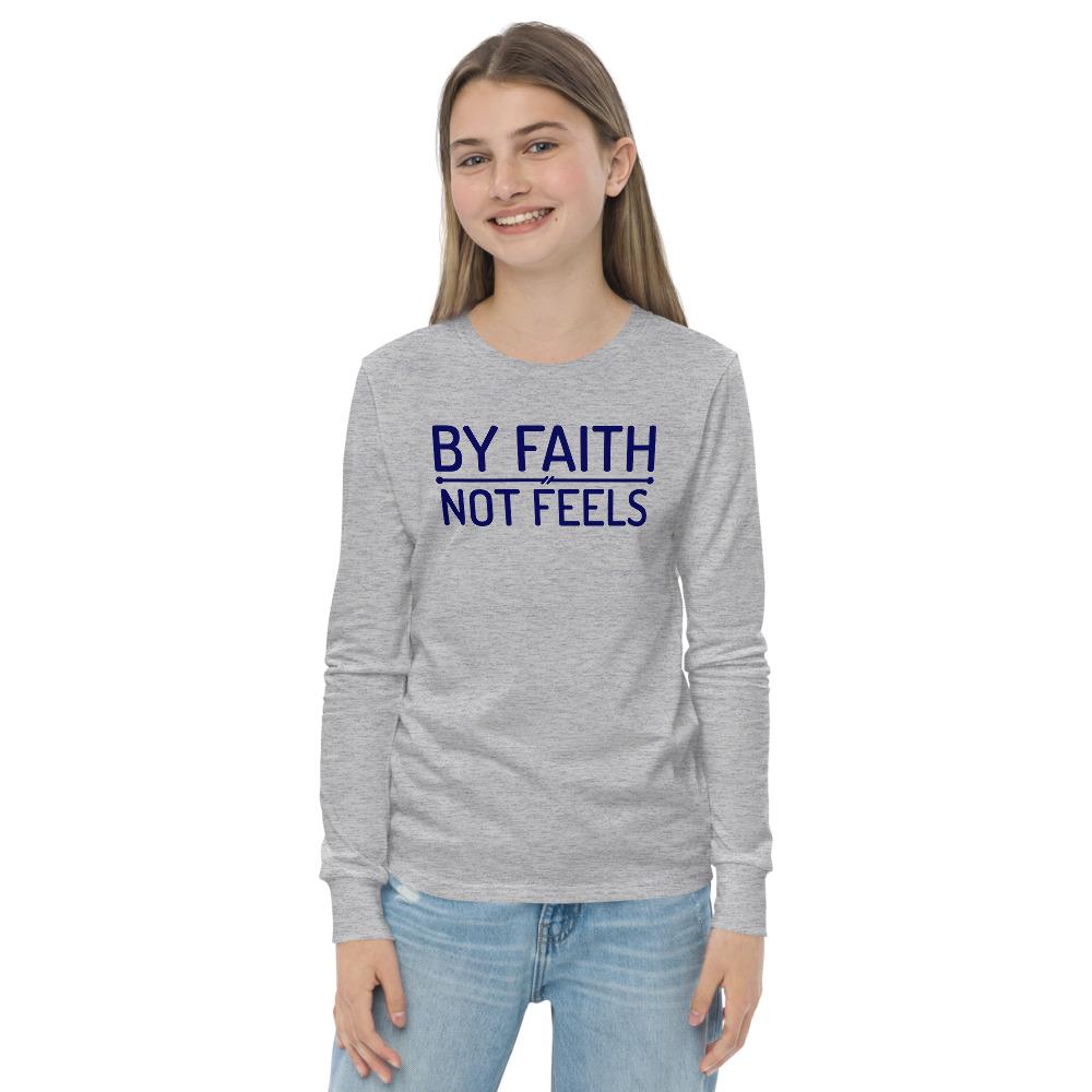 Faith Not Feels Kids' Sleeved Tee - Truthberry