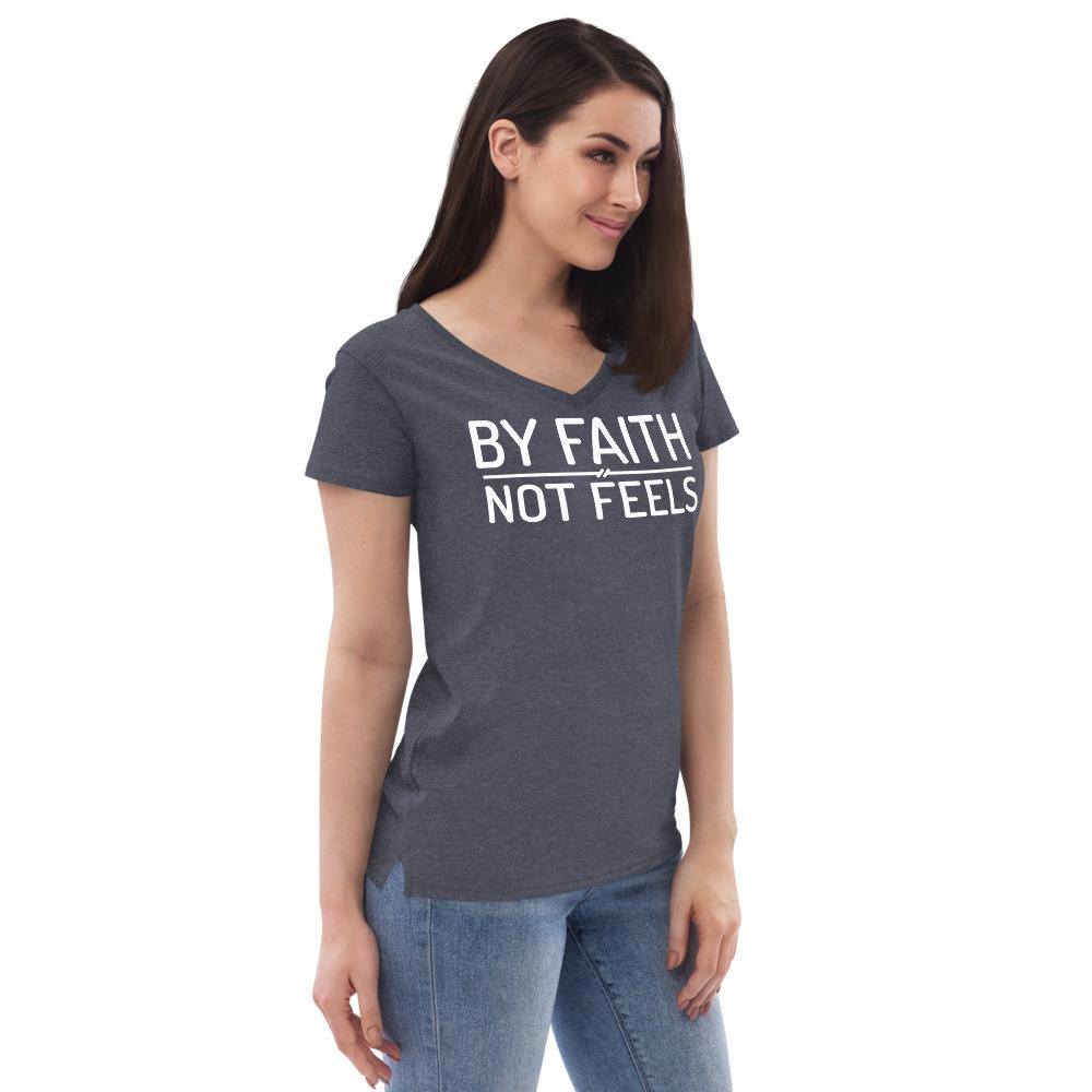 Faith Not Feels Women’s V-Tee - Truthberry