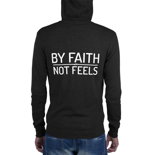 Faith Not Feels Zip Hoodie - Truthberry