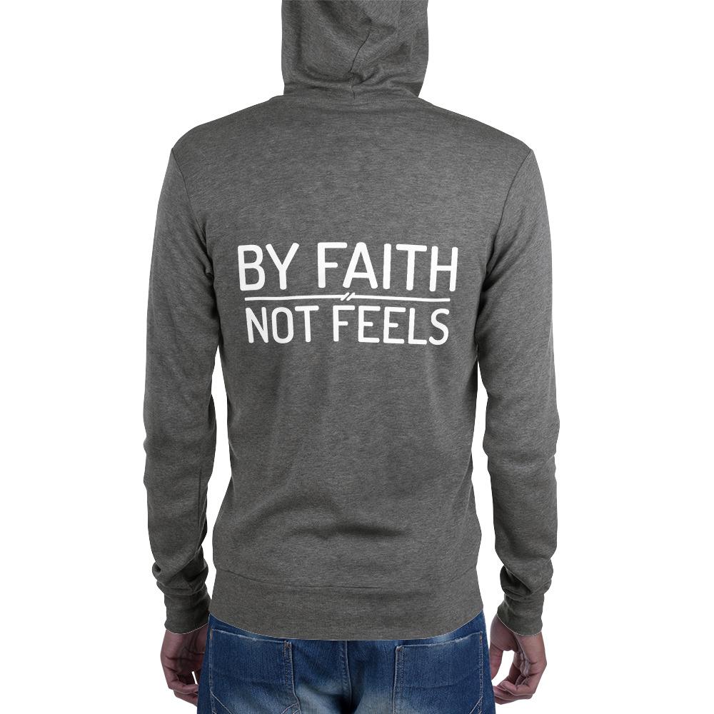 Faith Not Feels Zip Hoodie - Truthberry