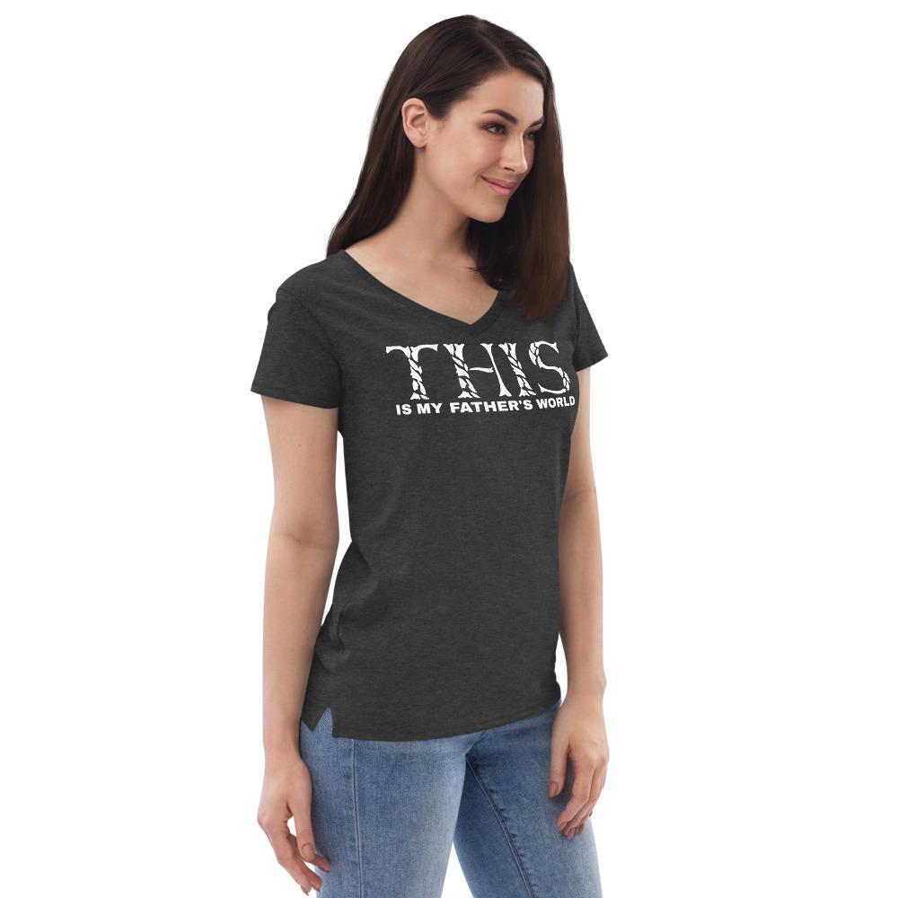 Father's World Women’s V-Tee - Truthberry