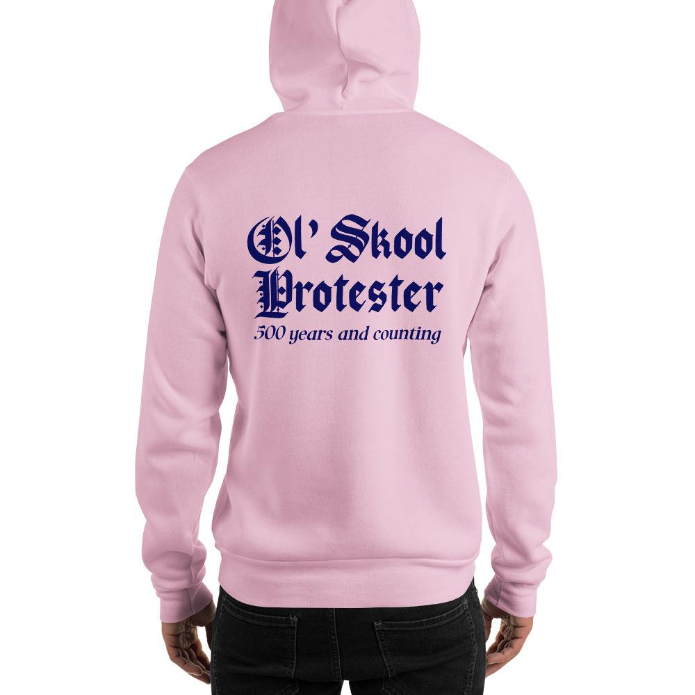 Ol' Skool Protester Heavy Hoodie - Truthberry