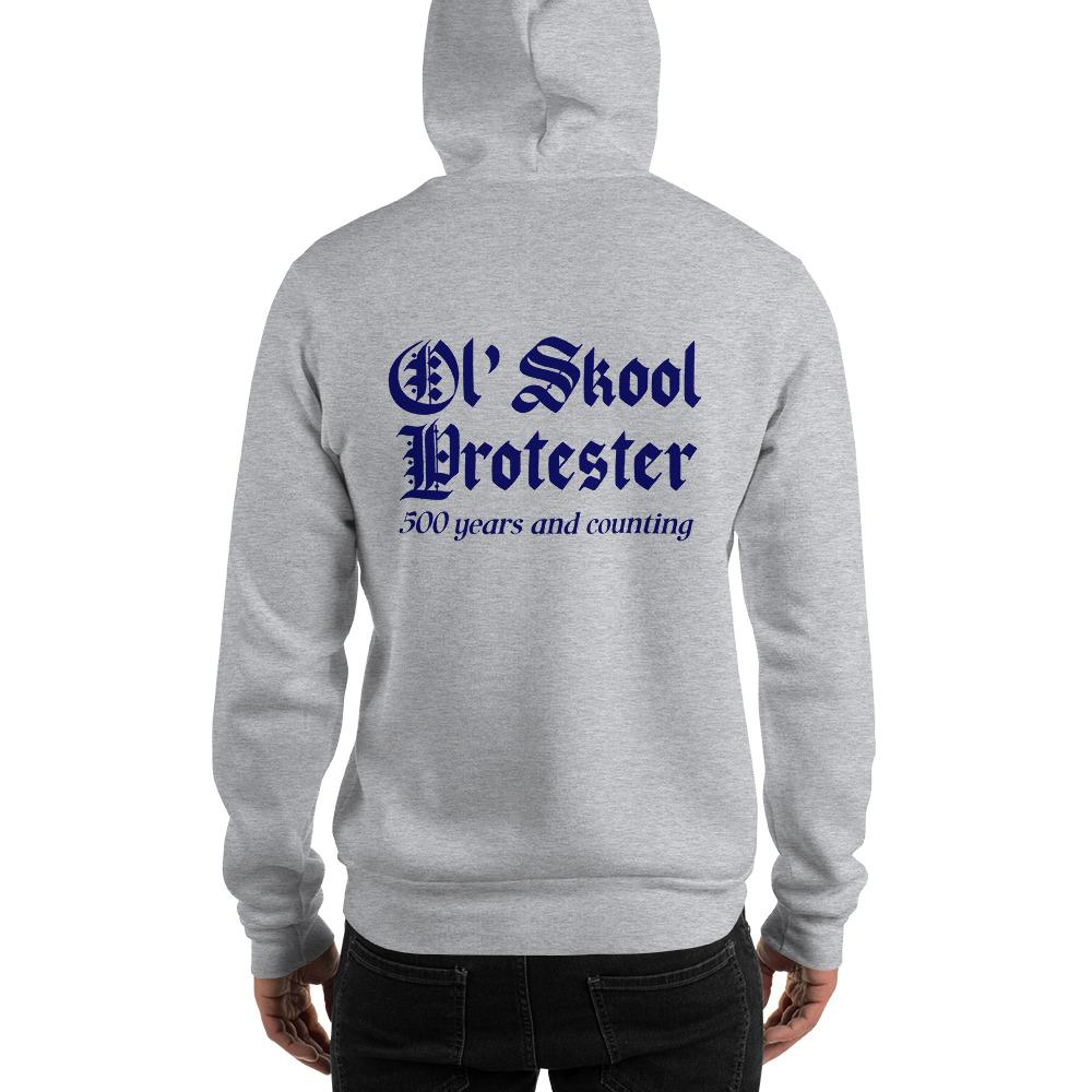 Ol' Skool Protester Heavy Hoodie - Truthberry