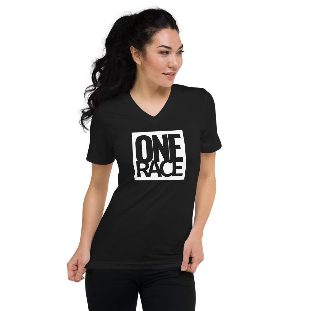 One Race V-Neck Tee - Truthberry