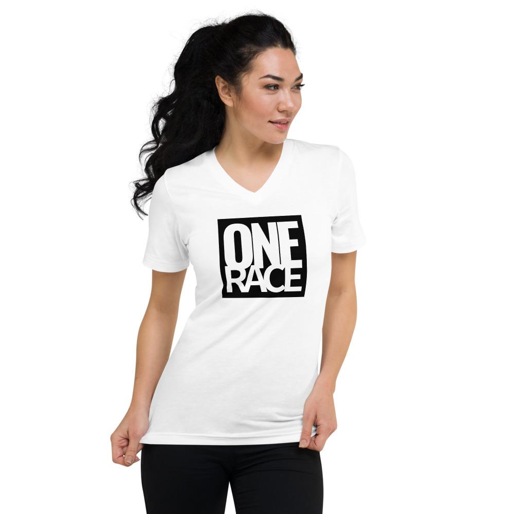 One Race V-Neck Tee - Truthberry