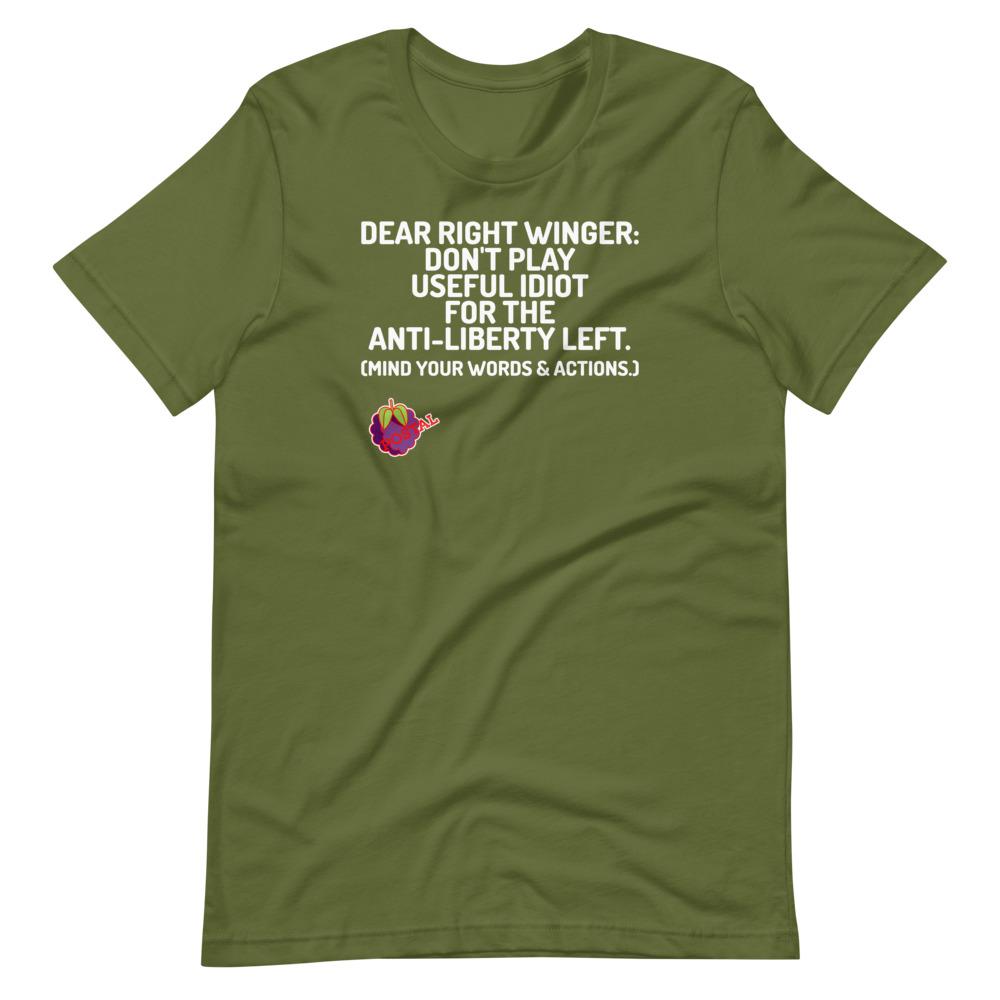 POSTAL: Dear Right Winger Tee - Truthberry