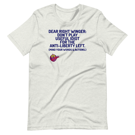 POSTAL: Dear Right Winger Tee - Truthberry