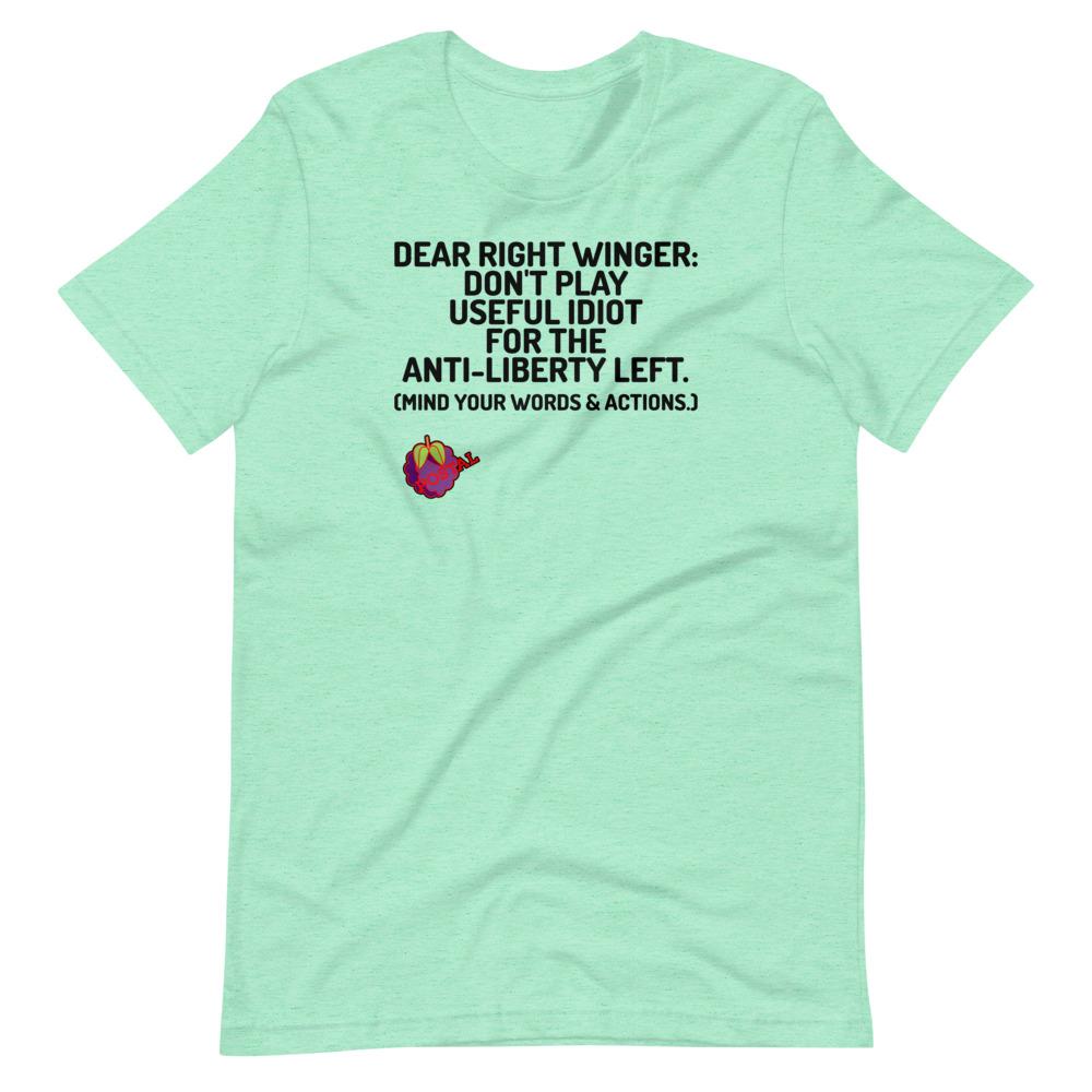 POSTAL: Dear Right Winger Tee - Truthberry