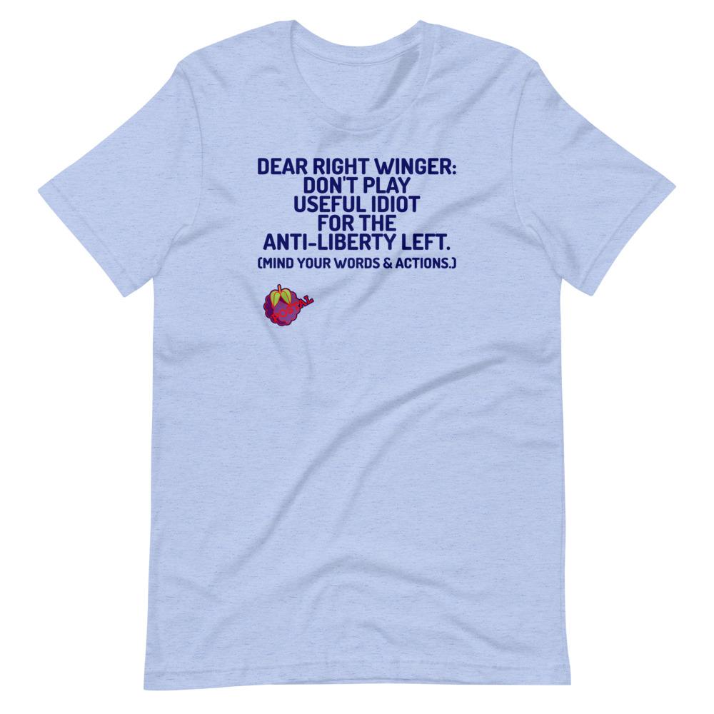 POSTAL: Dear Right Winger Tee - Truthberry