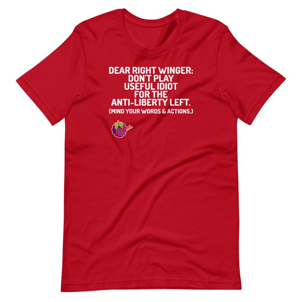 POSTAL: Dear Right Winger Tee - Truthberry