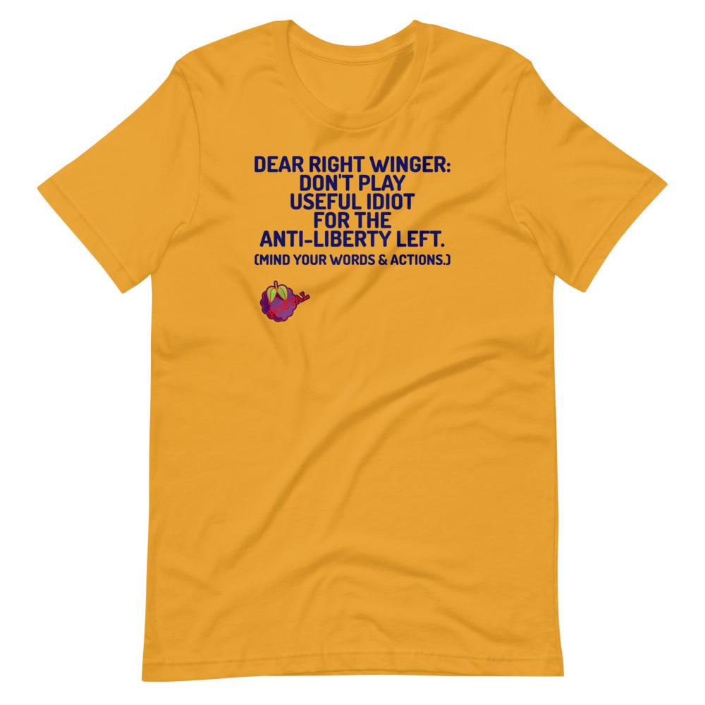 POSTAL: Dear Right Winger Tee - Truthberry