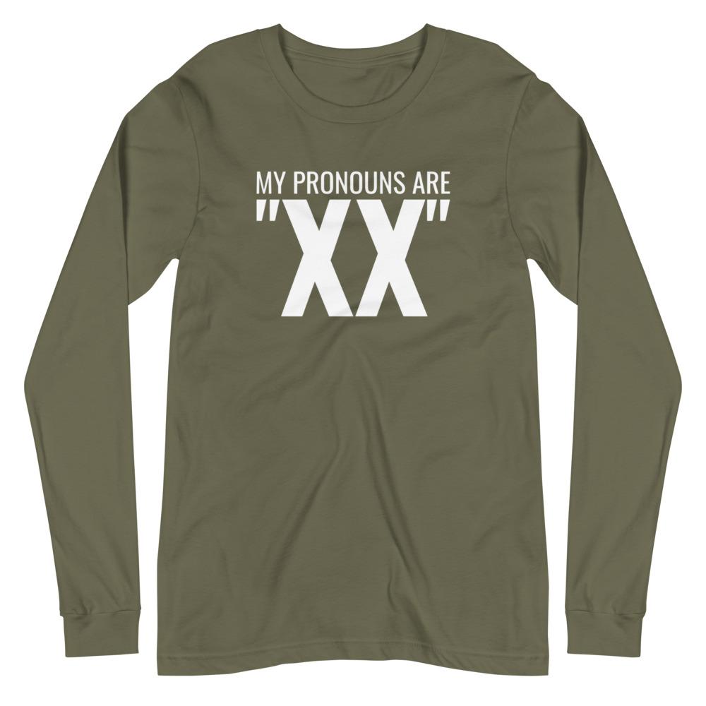 Pronoun XX Sleeved Tee - Truthberry