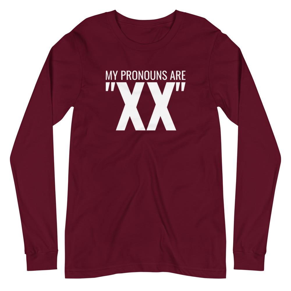 Pronoun XX Sleeved Tee - Truthberry